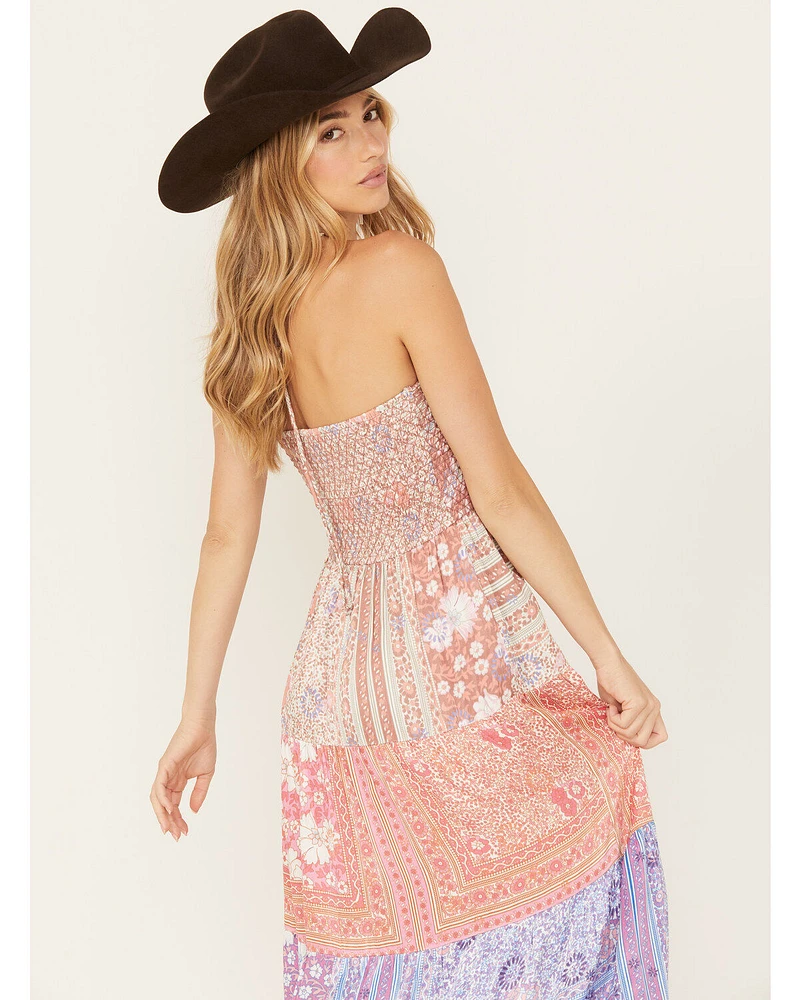 Jen's Pirate Booty Women's Fairytale Juliette Patchwork Maxi Dress
