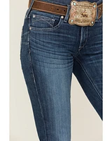 Ariat Women's Dark Wash Ariana Mid Rise Bootcut Stretch Denim Jeans