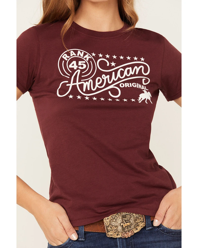 RANK 45® Women's American Original Short Sleeve Graphic Tee