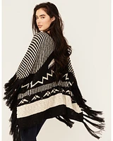 Idyllwind Women's Eatons Thunderbird Poncho Sweater