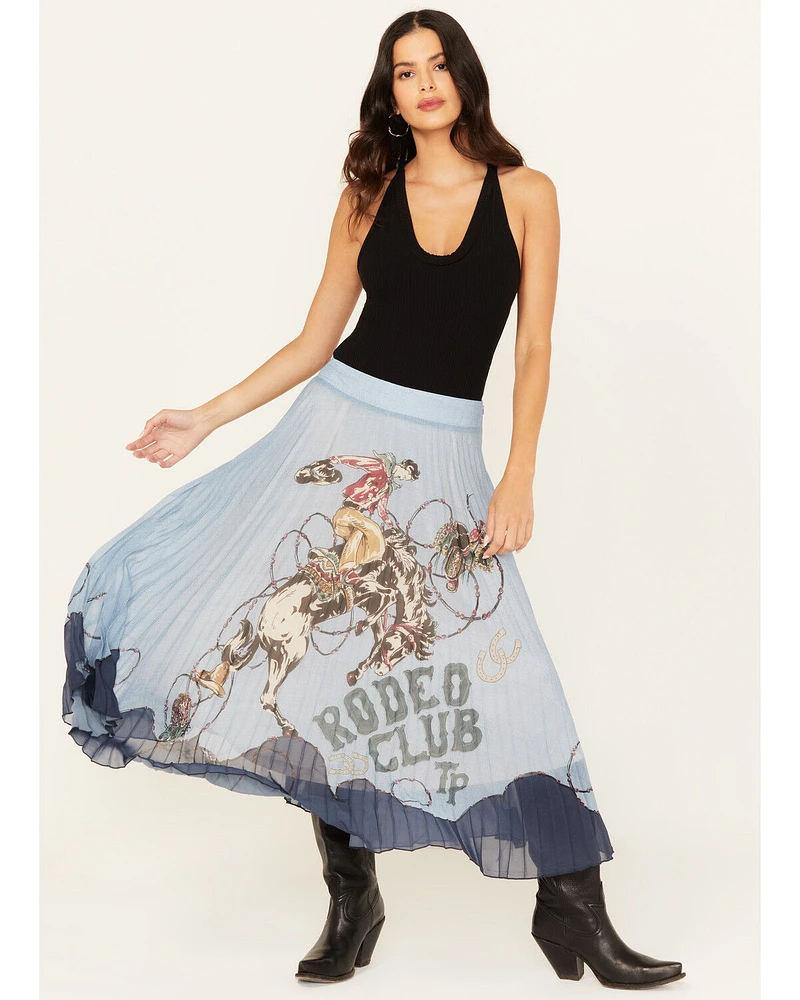 Tasha Polizzi Women's Rodeo Pleated Midi Skirt