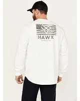 Hawx Men's FR Logo Long Sleeve Graphic T-Shirt