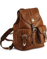 American West Leather Backpack