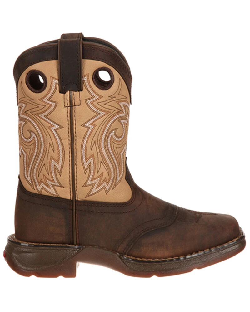 Durango Boys' Saddle Western Boots - Broad Square Toe