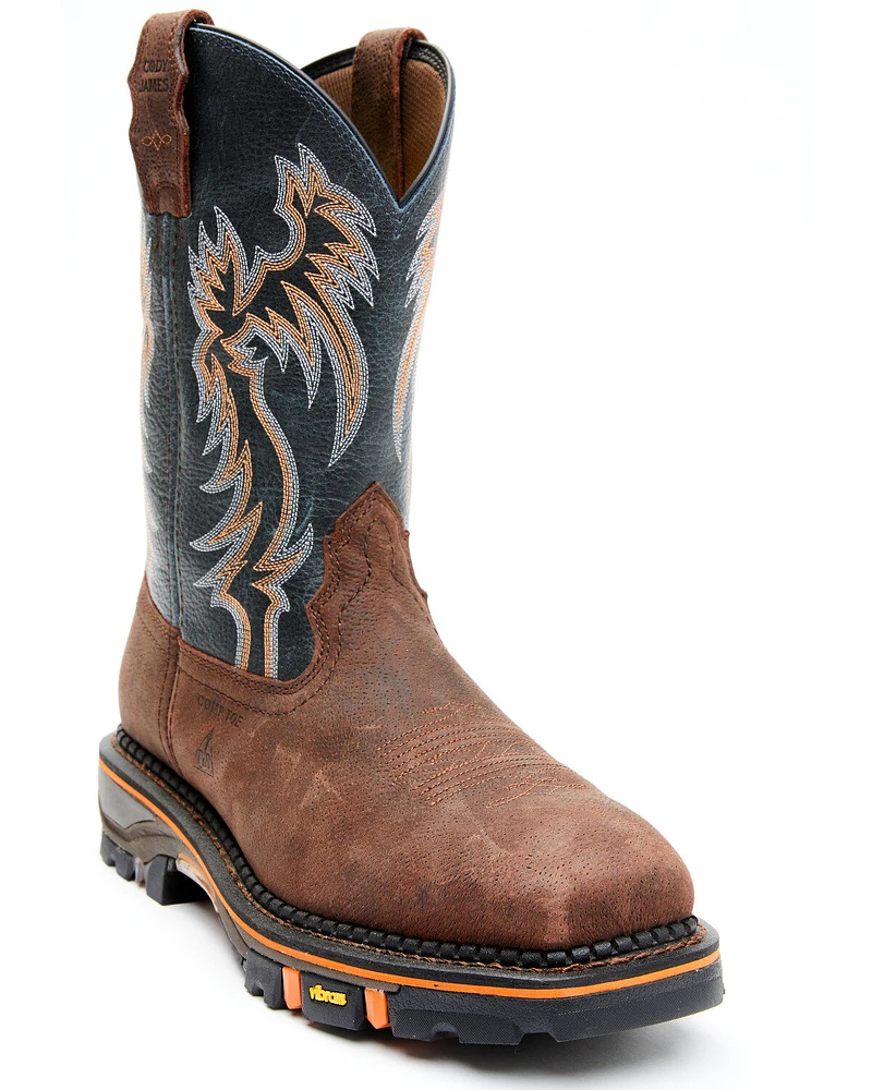 Cody James Men's Decimator Western Work Boots - Composite Toe