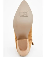 Dingo Women's Miss Priss Suede Booties - Round Toe