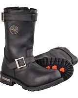 Milwaukee Leather Men's 11" Classic Engineer Boots - Round Toe