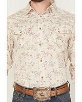 Gibson Trading Co Men's Solstice Floral Print Long Sleeve Snap Stretch Western Shirt