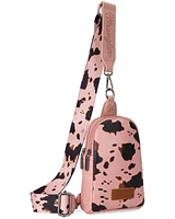 Wrangler Women's Cow Print Sling Bag