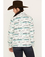 RANK 45® Women's Southwestern Print Quilted Shacket