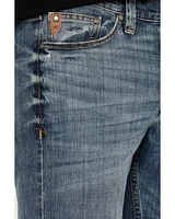 Moonshine Spirit Men's Daybreak Wash Decker Slim Straight Stretch Denim Jeans