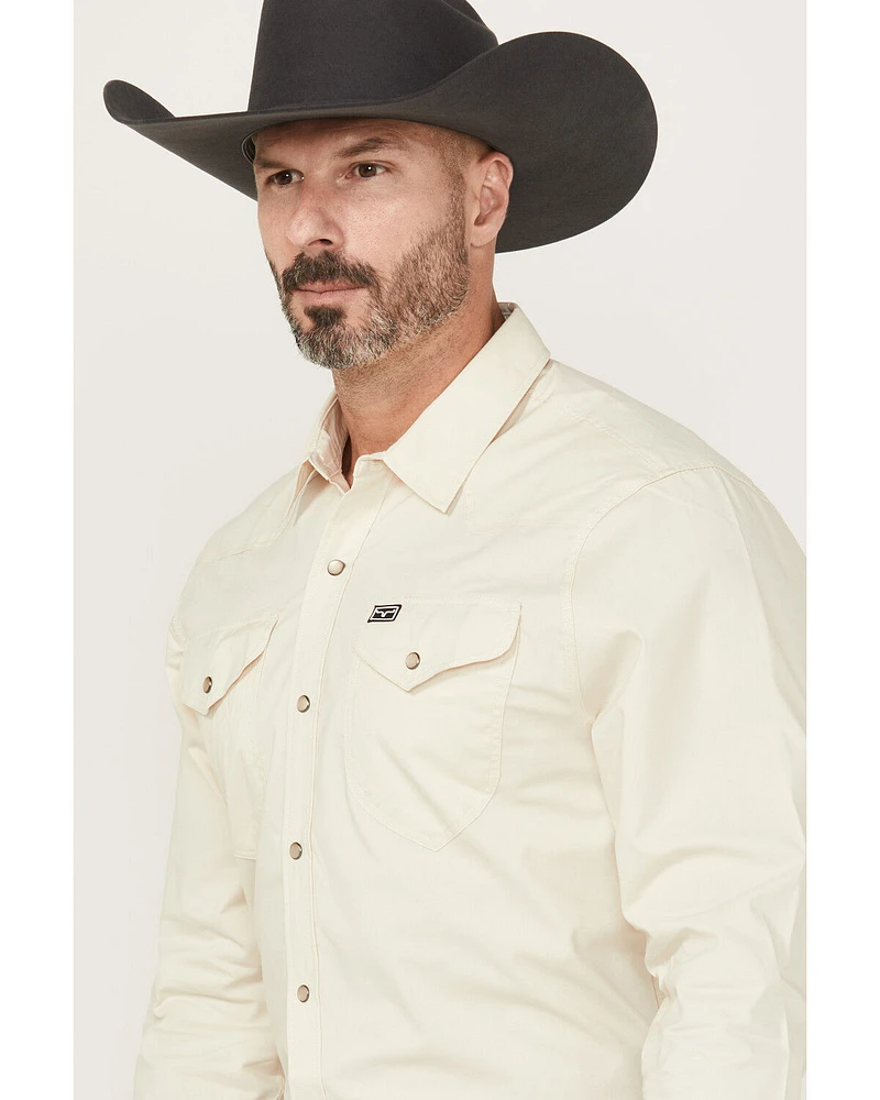 Kimes Ranch Men's Solid Blackout Long Sleeve Snap Stretch Western Shirt