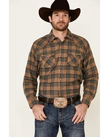 Ariat Men's Hartford Retro Plaid Long Sleeve Snap Western Flannel Shirt