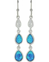 Montana Silversmiths Women's Silver River of Lights Falling into Water Earrings