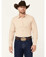 RANK 45® Men's Logo Long Sleeve Button-Down Performance Western Shirt