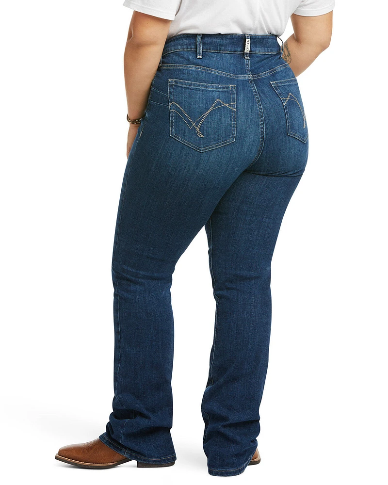 Ariat Women's Perfect Rise Abby Stretch Straight Mackenzie Jeans - Plus
