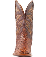 El Dorado Men's Handmade Full Quill Ostrich Stockman Boots - Broad Square Toe