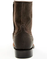 Moonshine Spirit Men's 8" Pancho Roughout Zipper Western Boots - Square Toe