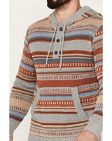 Pendleton Men's Medallion Striped Hooded Pullover