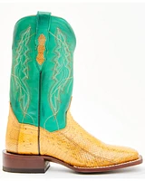 Dan Post Women's Exotic Watersnake Skin Western Boots - Broad Square Toe