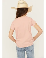 Shyanne Girls' Running Horses Short Sleeve Graphic Tee