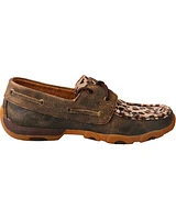 Twisted X Boots Women's Cheetah Print Driving Mocs