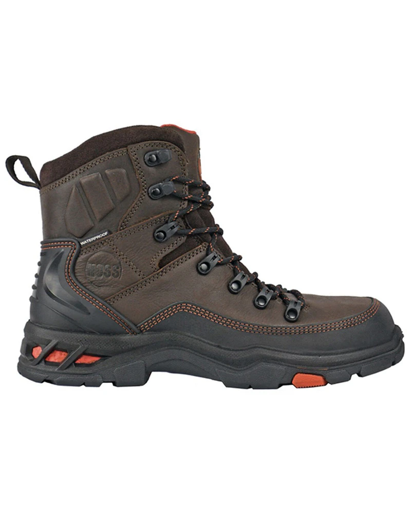 Hoss Men's Traverse 6" Lace-Up Waterproof Work Boots - Composite Toe