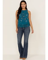 Idyllwind Women's Cameo Beaded Fringe Tank Top