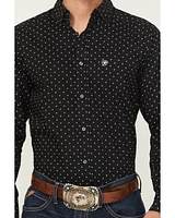 Ariat Men's Seymour Geo Print Long Sleeve Button-Down Western Shirt