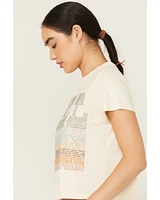 Idyllwind Women's Y'all Embellished Short Sleeve Cropped Graphic Tee