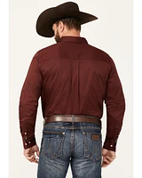 Cody James Men's Basic Twill Long Sleeve Button-Down Performance Western Shirt