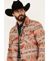 Rock & Roll Denim Men's Southwestern Snap Shirt Jacket