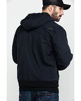 Ariat Men's Black Rebar Washed Dura Canvas Insulated Work Coat