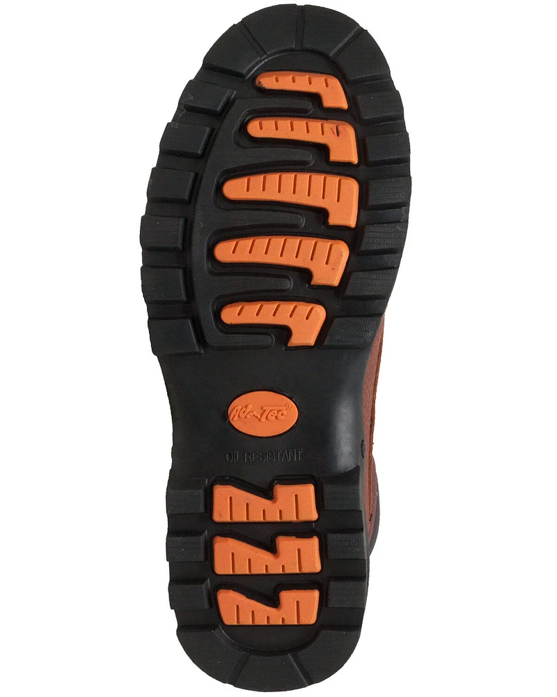 Ad Tec Men's Brown Oiled Work Boots - Soft Toe