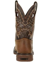 Rocky Men's Ride FLX Waterproof Pull On Western Boot - Square Toe