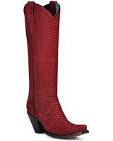 Corral Women's Exotic Python Skin Western Boots - Snip Toe