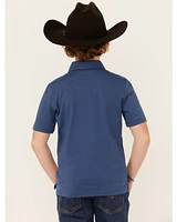 Rock & Roll Denim Boys' Short Sleeve Polo Shirt