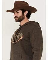 Wrangler Men's Cowboy and Rope Logo Graphic Hooded Sweatshirt