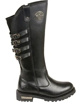 Milwaukee Leather Women's 15" High Rise Riding Boots - Round Toe