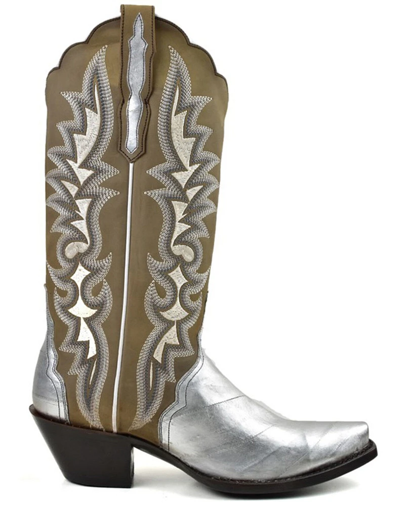 Dan Post Women's Eel Exotic Western Boot - Snip Toe