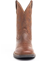 Brothers and Sons Men's Fishing Lite Western Performance Boots - Broad Square Toe