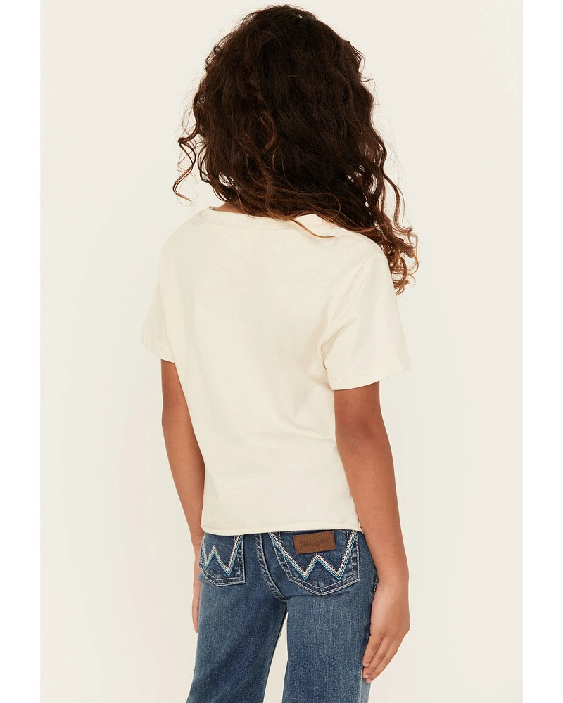 La Land Girls' Long Live Cowgirls Short Sleeve Graphic Tee