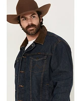 Wrangler Men's Concealed Carry Blanket-Lined Denim Jacket