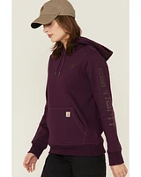 Carhartt Women's Relaxed Fit Midweight Logo Graphic Hoodie