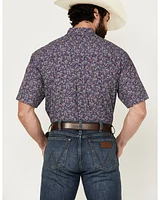 Cinch Men's ARENAFLEX® Paisley Print Short Sleeve Button-Down Stretch Performance Shirt