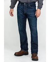 Ariat Men's FR M4 Durastretch Lineup Relaxed Straight Work Denim Jeans - Big