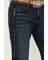 Wrangler Retro Men's 77MWZ Lindel Dark Wash Slim Bootcut Stretch Denim Jeans - Tall