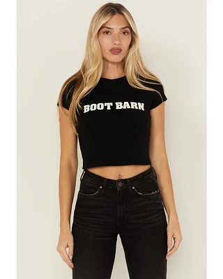 Boot Barn Women's Logo Short Sleeve Graphic Baby Tee