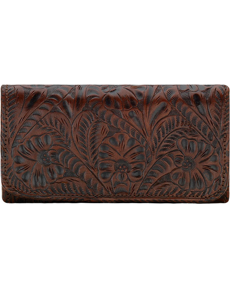 American West Women's Annie's Secret Tri-Fold Wallet