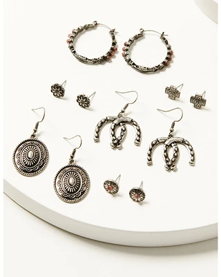 Shyanne Women's Strawberry Skies Earring Set - 6 Piece